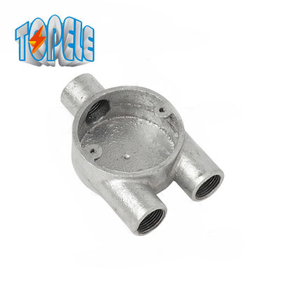 Verformbares Eisen-Aluminium-Elektrische Verbindungskiste Verzinkt 20 mm 25 mm