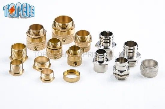 25 mm Messing Männlicher Leitungsadapter Flexible Befestigungen Gelb